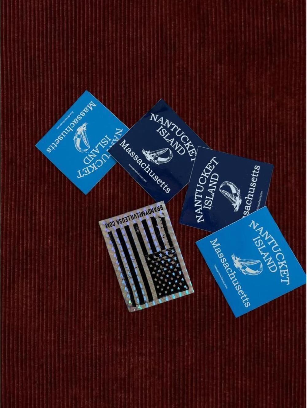 Brandy Melville  Multi and Silver Sticker